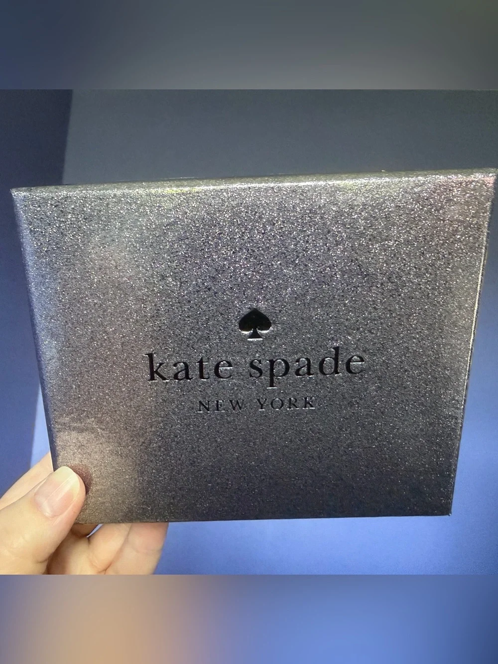 NWT Kate Spade Kenzie Boxed Dark Raspberry Small Slim Cardholder Purple Wallet
